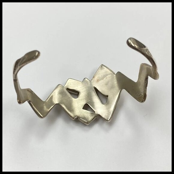 Carolyn Pollack Reilos Studio Sterling Silver Copper Stone Bracelet - Picture 3 of 5